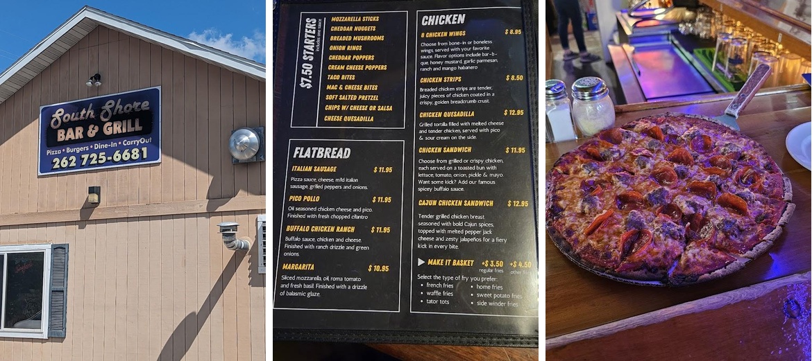 South Shore Bar & Grill Menu