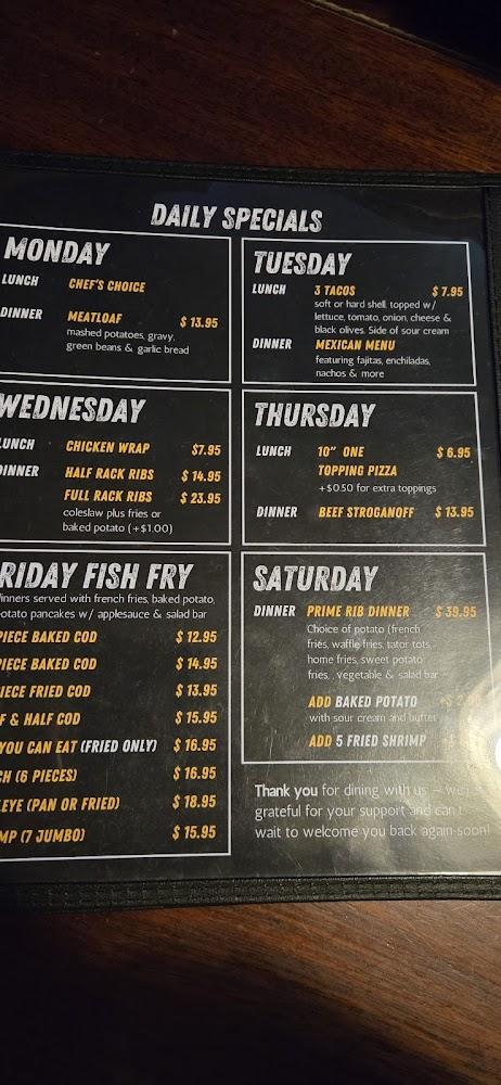South Shore Bar & Grill Menu image 3